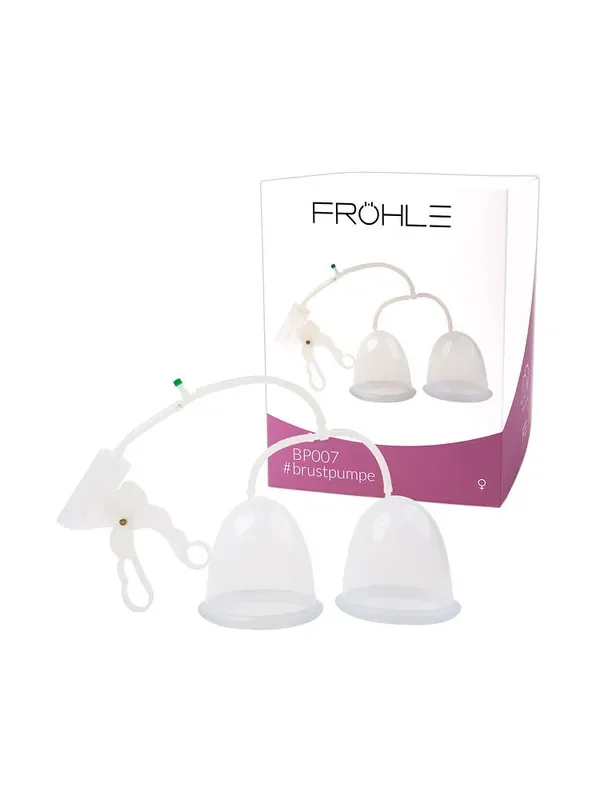 Fröhle BP007 Brustpumpe Duo C-Cup, transparent