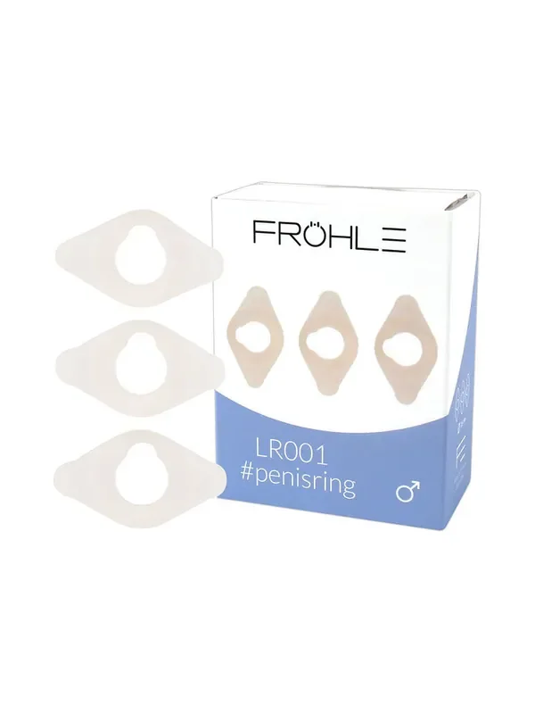 Fröhle LR001 Penisring 3er-Set, transparent