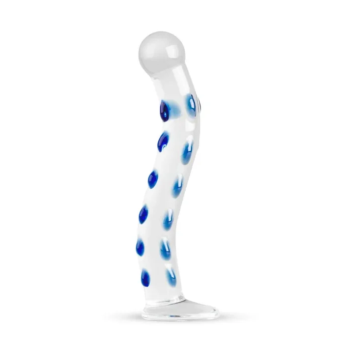 G-Punkt/Prostata-Dildo Nr. 18 aus Glas