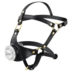 Gag with Masturbator Entrance – Tranlips 30mm
