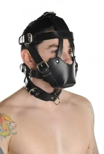 Gepolsterter Leder Maulkorb