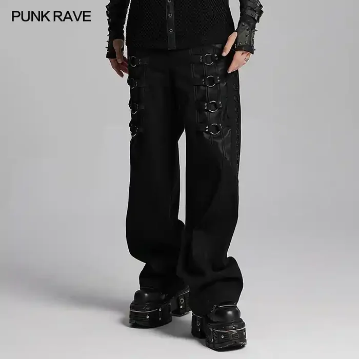 gerade Hose mit O-Ringen