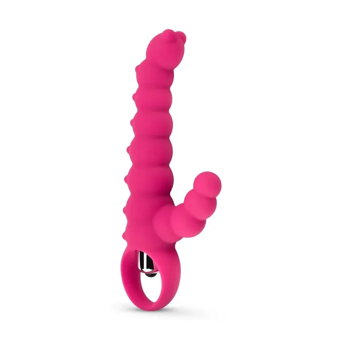 Geriffelter Tarzan Vibrator – Rosa