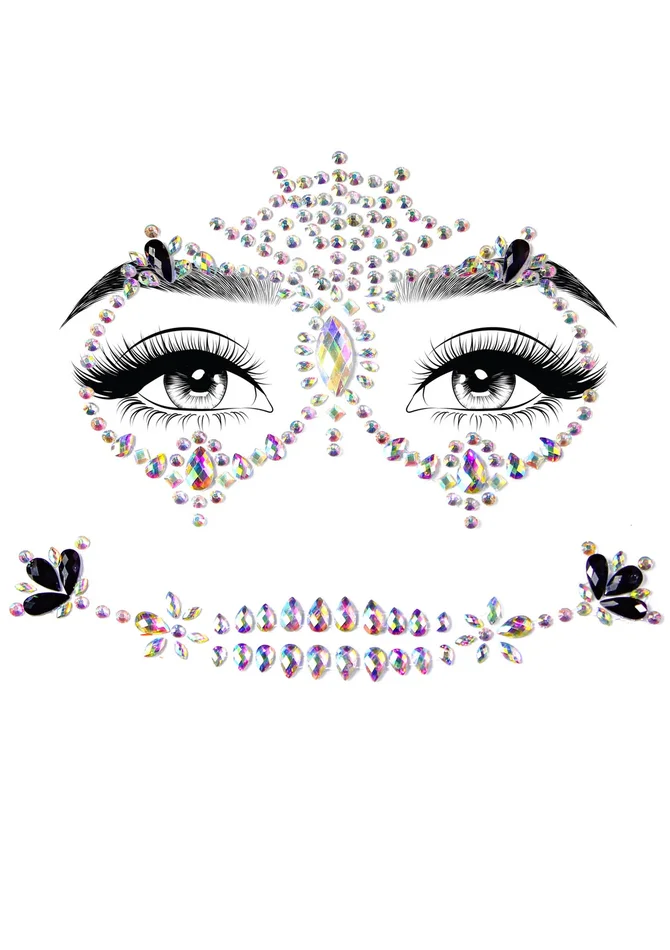 Gesichtsschmuck – Calavera