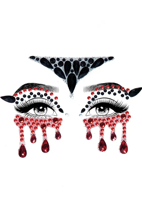 Gesichtsschmuck – Vampir