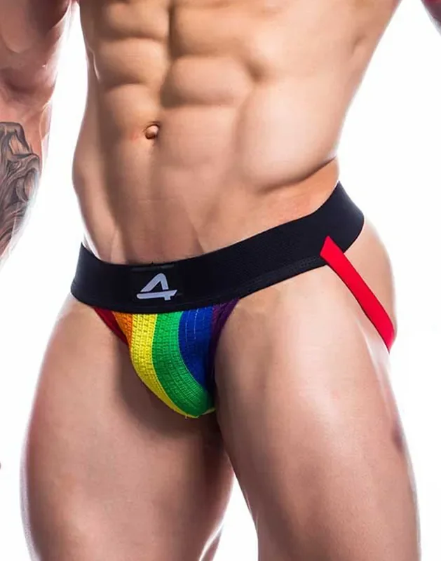 gestreifter Jockstrap – Pride