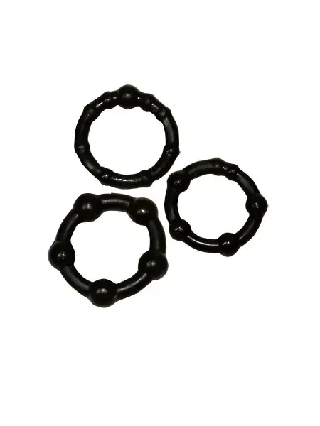 Get Hard Penisringe-Set, schwarz