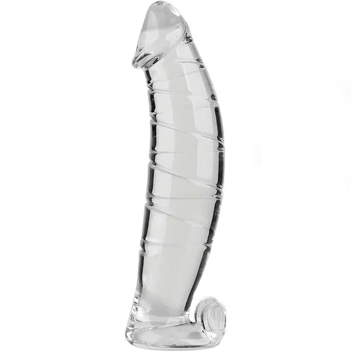 Glas Dildo Pleasure – „Mr. Big“ transparent
