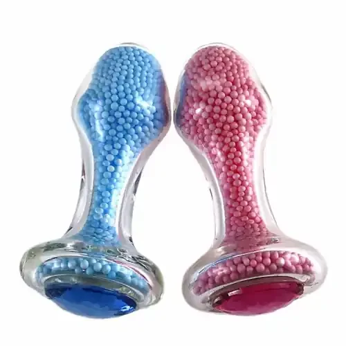 Glasplug ‘Hollow Bubble‘ (Farbe Pink)