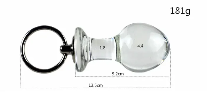 Glasplug mit Ring