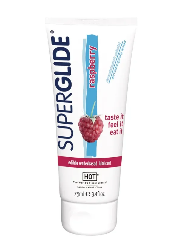 Gleitgel HOT Super Glide Raspberry (75ml)