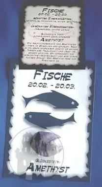 Glücksstein Fische