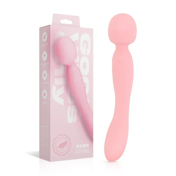 Good Vibes Only – Doppelseitiger Wand Vibrator – Soft Silicone – Rosa