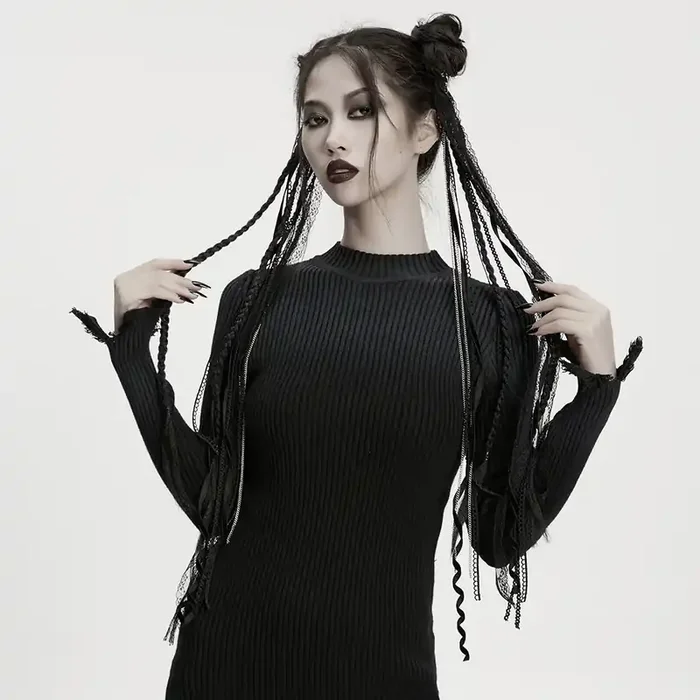 Gothic-Haarband mit Verzierungen