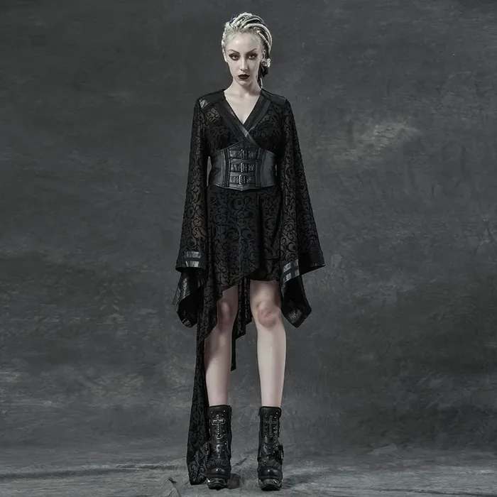 Gothic-Kimono-Kleid
