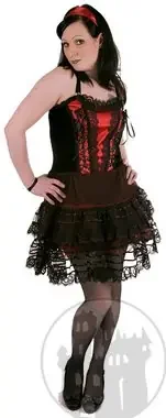 Gothicminkleid ‘Black Widow‘