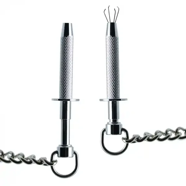 Greif-Brustklammer mit Kette