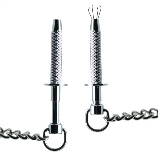 Greif-Brustklammer mit Kette