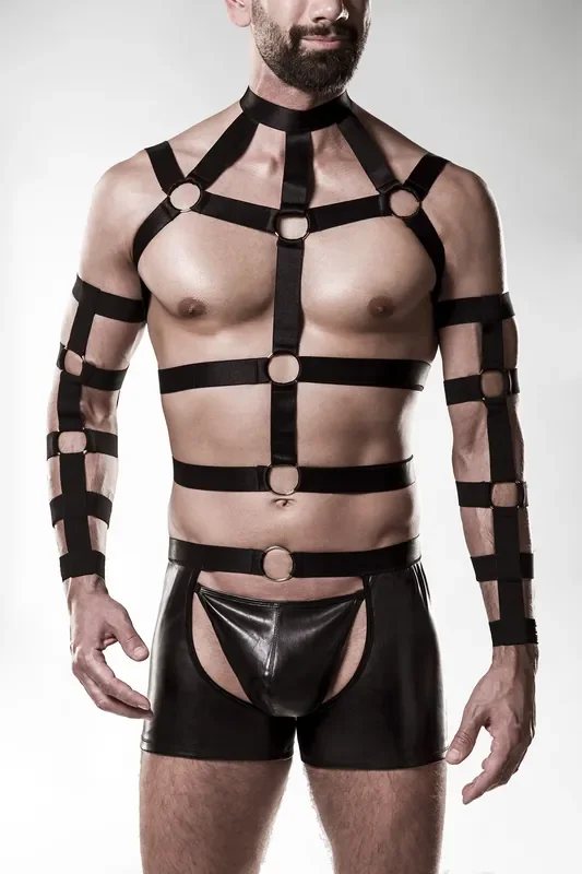 GREY VELVET MEN 4-teiliges Harness Set