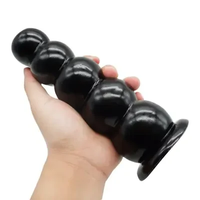 Großer Plug Perlen (Farbe Hautfarben)
