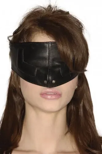 Halbmaske aus Leder