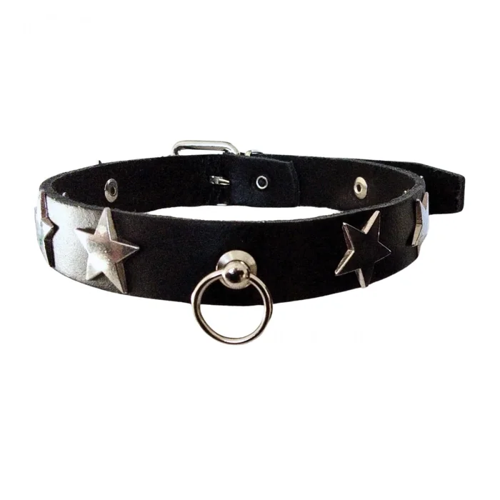 Halsband Choker Sternnieten & O-Ring