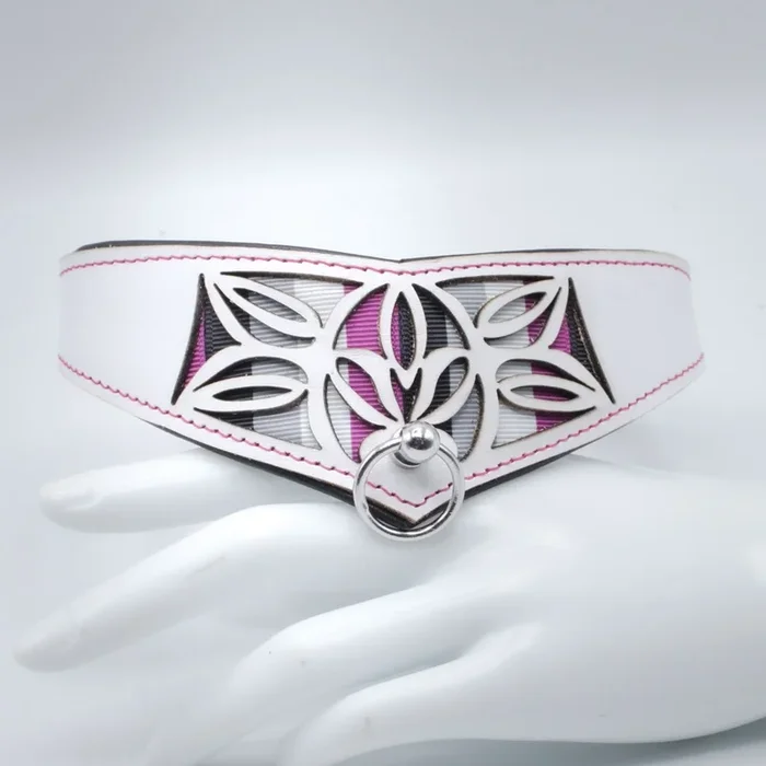 Halsband „incision No. 15“ – asexual weiss – penumbra