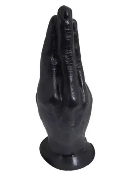 Hand Dildo 21cm, schwarz
