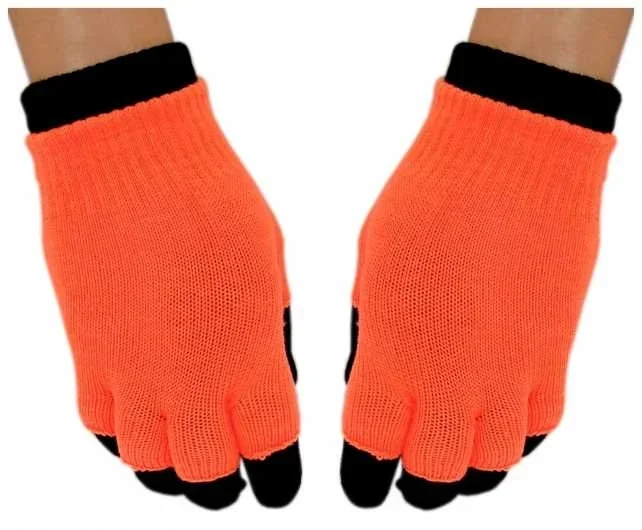 Handschuhe in neon Farben
