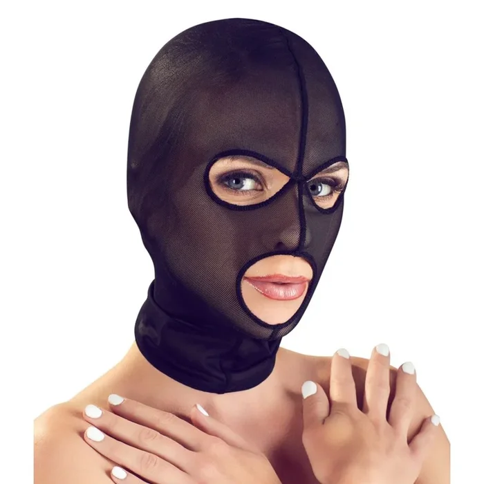 Head mask made of elastic Powernet