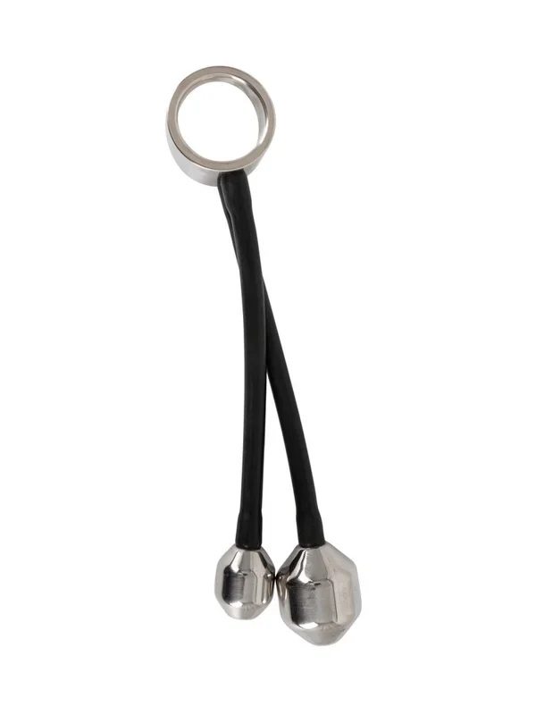 Heavy Gear Cock Ring & Ass Plugs: Penisring mit Analplugs, schwarz