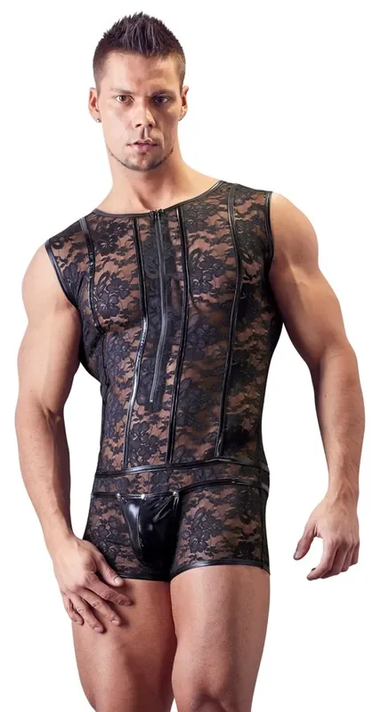 Herren Body mit Spitze