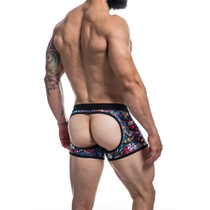 Herren Boxer Ouvert „Tattoo“