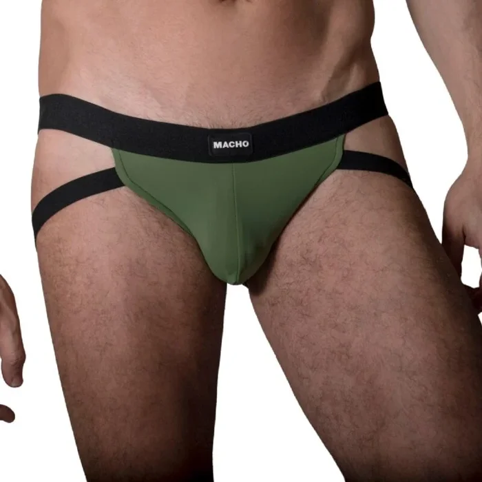 Herren Jockstrap – grün XL