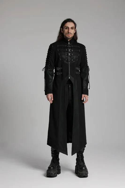 Herren-Mantel Techwear-Stil
