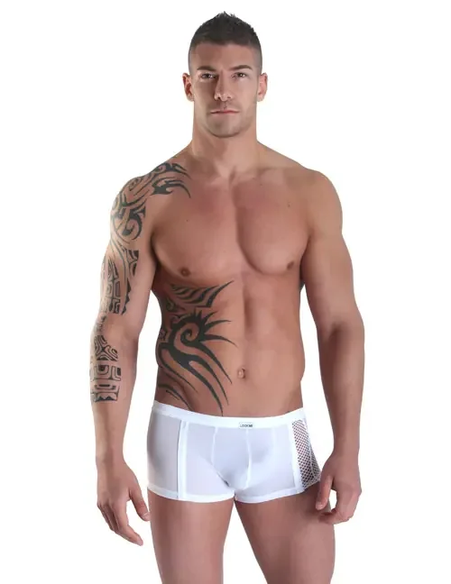 Herren Mini-Pant Visible Man weiß
