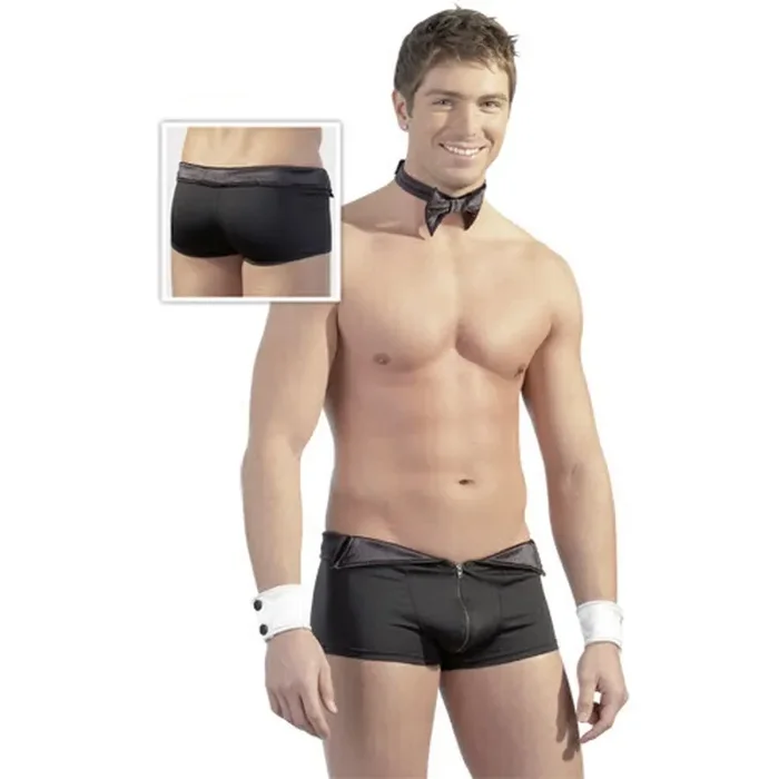 Herren Pants mit Fliege und Manschetten