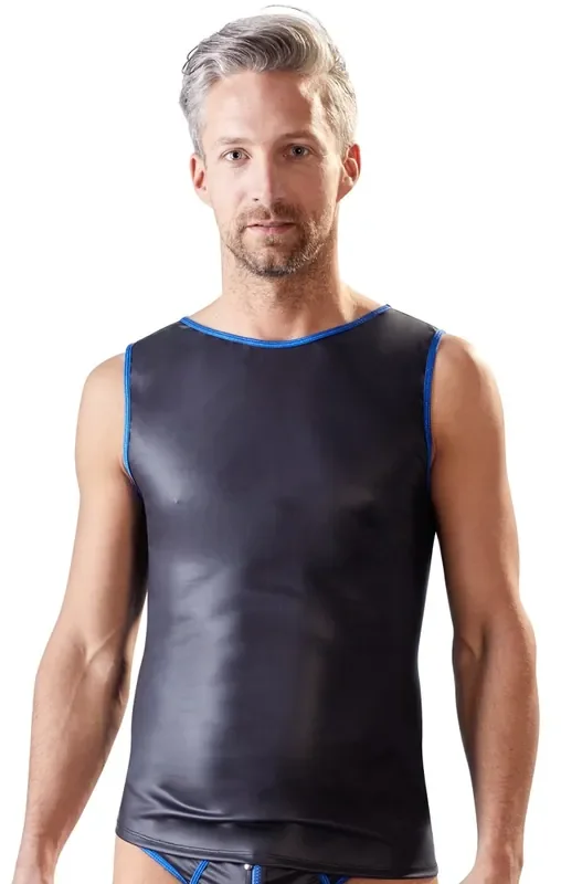 Herren Shirt royal schwarz
