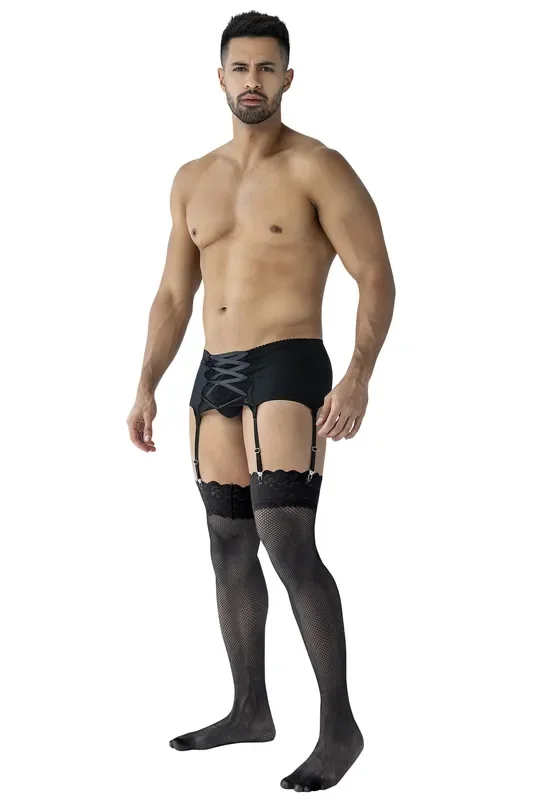 Herren-Strumphalter – Schwarz