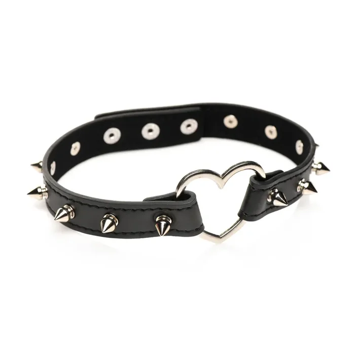 Herz-Halsband mit Spikes