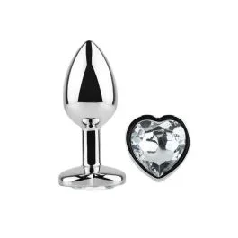 Herzförmiger Buttplug Scarlet Weiß S