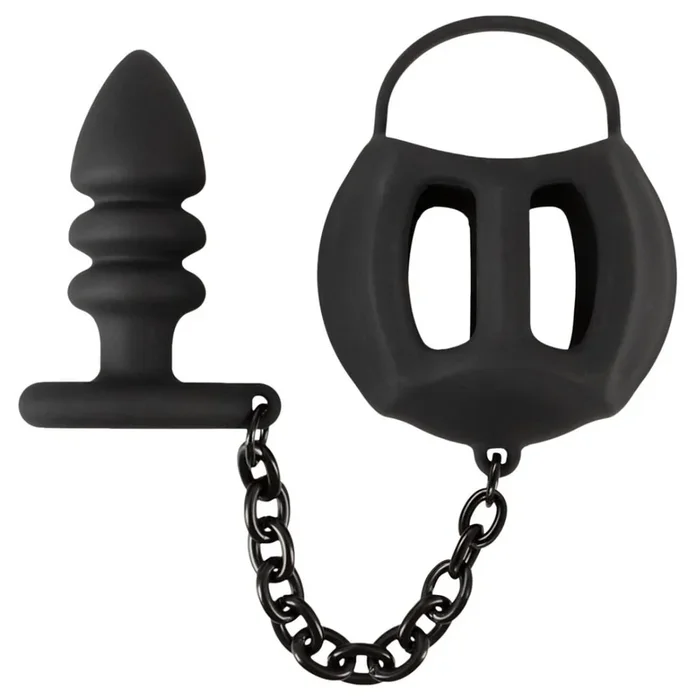 Hodenkäfig mit Analplug
