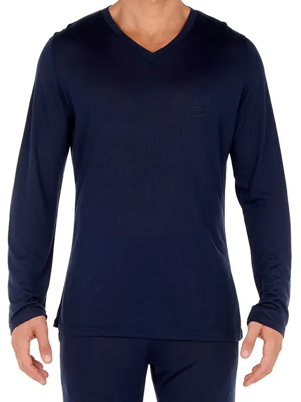HOM Cocooning Longsleeve, navy
