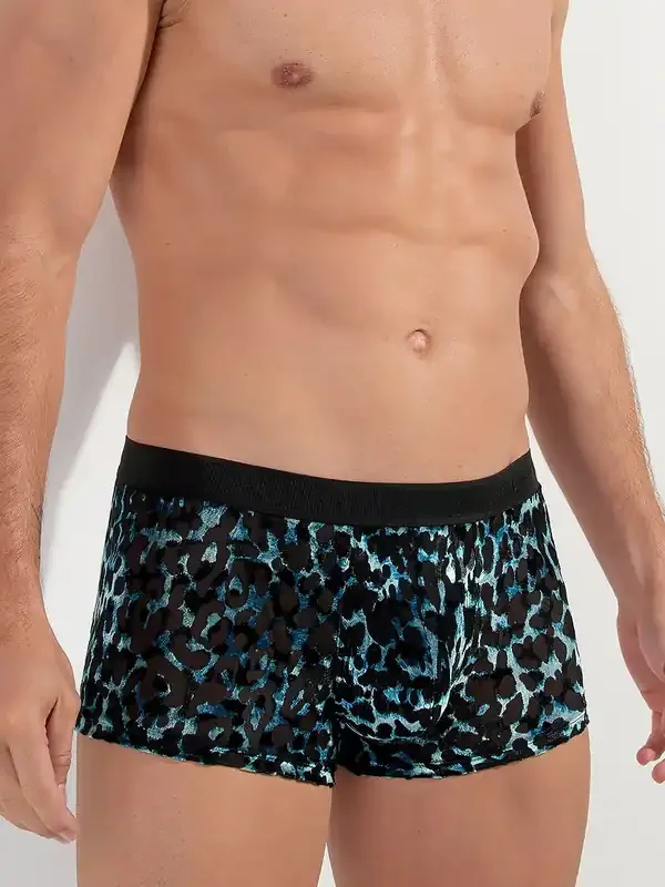 HOM Leopard Trunk, schwarz