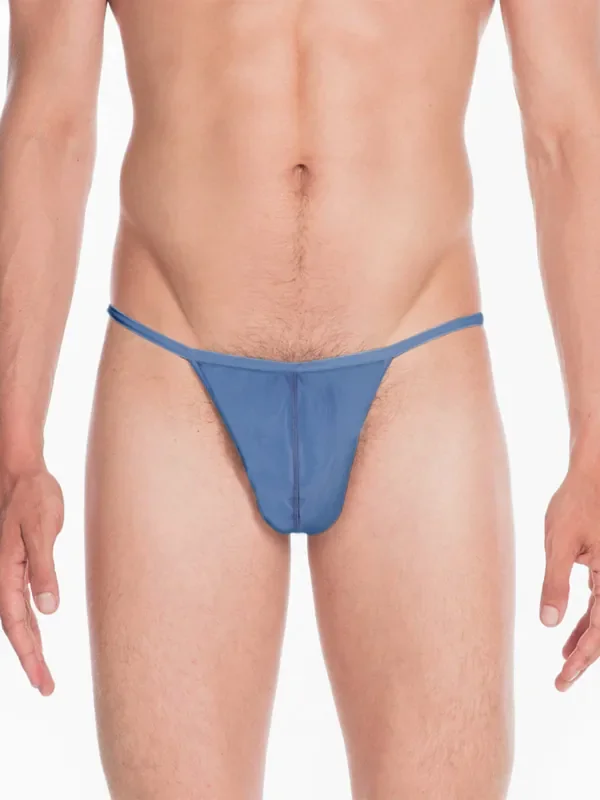 HOM Plumes G-String, midblue