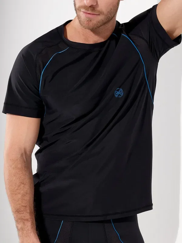 HOM Sports Lab T-Shirt, schwarz