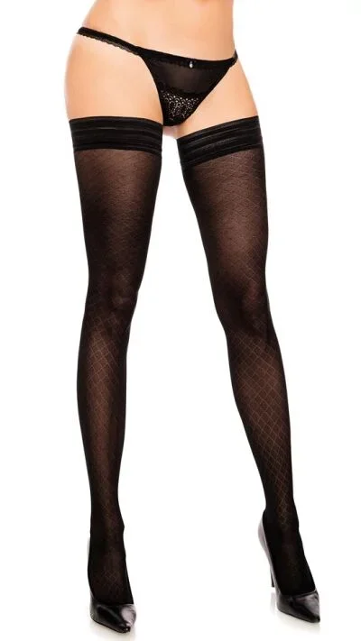 Honey 30 Halterlose Strümpfe Schwarz