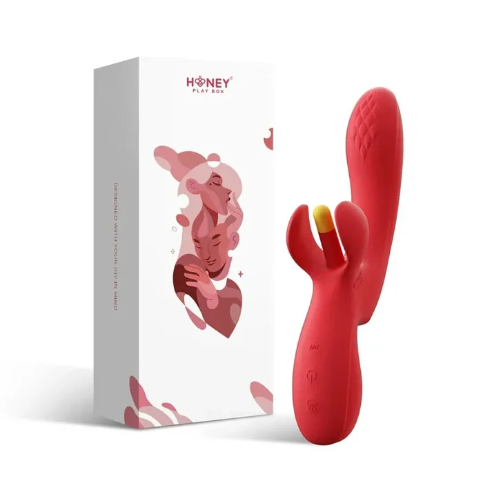 HoneyPlayBox – Fortexa Klopfender A-Spot Vibrator – Rot