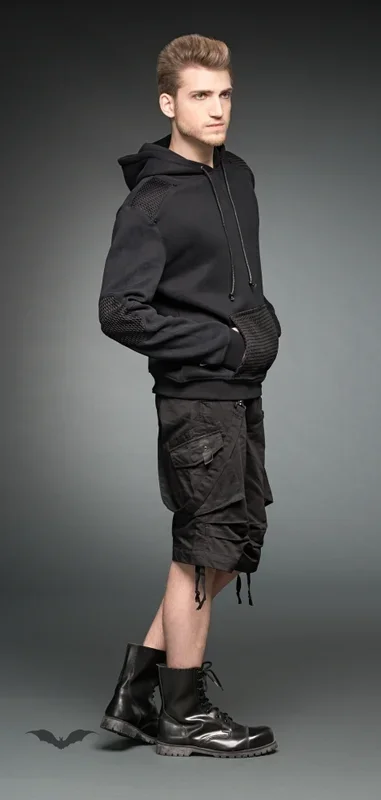 Hoodie mit großer Fronttasche