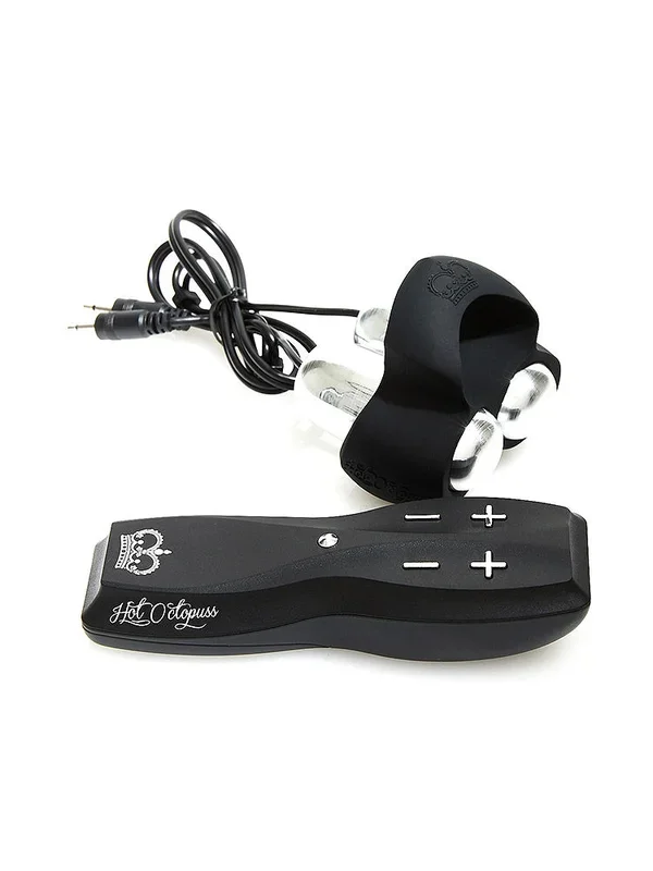 Hot Octopuss JETT: Vibro-Penisring, schwarz
